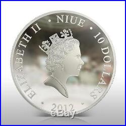 Niue Island 2012 $10 Orthodox Shrines The Last Supper 5 Oz Silver Proof Coin