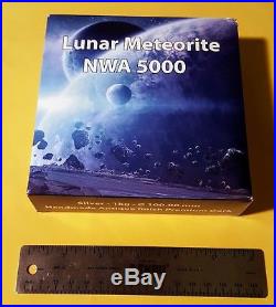 Niue Island 2015 50$ Moon NWA 5000 Meteorite 1Kilo Silver Coin only 99pcs #30/99