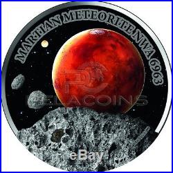 Niue Island 2016 50$ Mars Martian Meteorite NWA 6963 1 KG Silver Coin