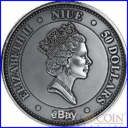 Niue Island 2016 MARS $50 REAL MARTIAN METEORITE NWA 6963 Silver coin 1 KG Kilo
