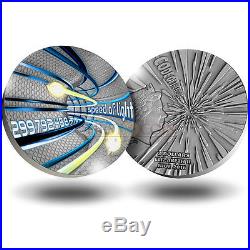 Niue Island 2016 SPEED OF LIGHT series CODE OF THE FUTURE $2 Silver coin 2 oz