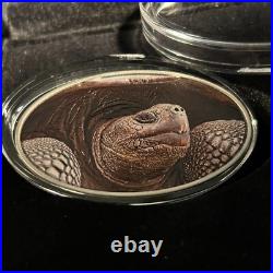 Niue Island LONESOME GEORGE TURTLE GALAPAGOS ANIMAL SKIN $2 Silver Coin 2015 Niue Island LONESOME GEORGE TURTLE GALAPAGOS ANIMAL SKIN $2 Silver Coin 2015