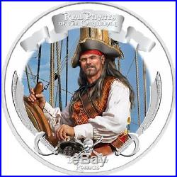 Niue Islands 2011 $2 Real Pirates of the Caribbean 1oz LIMITED Silver Coin Set