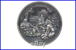 Niue Marco Polo $5 2 oz. Silver Coin, 2015, Journeys of Discovery, Queen Elizabeth