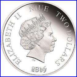 Niue Star Wars $2, 1 oz. Silver Coin X 3 Coins Set, Mint, Kylo Ren, Phasma, Rey