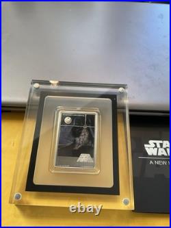 Niue Star Wars A New Hope 2020 $2 Rectangular Proof Coin Rare # 0516 Of 1977