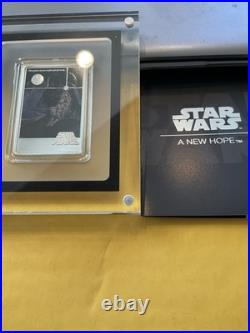 Niue Star Wars A New Hope 2020 $2 Rectangular Proof Coin Rare # 0516 Of 1977