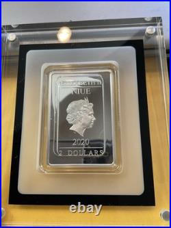 Niue Star Wars A New Hope 2020 $2 Rectangular Proof Coin Rare # 0516 Of 1977