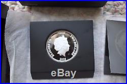 Niue Star Wars Disney $ 2 Darth Vader Proof Silver coin 2016 Factory Sealed mint
