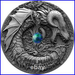 Norse Dragon Dragons Silver Coin 2 Dollars 2 Oz Niue 2019