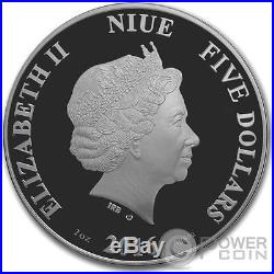OEDIPUS AND SPHINX Greek Myths 2 Oz Silver Coin 10$ Niue 2016