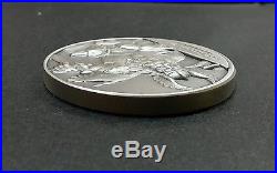 Odin 2 oz Double-Sided Ultra High Relief Silver Coin $5 Niue Low Mintage 750
