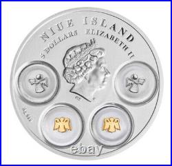 Our Angels 77.75g Proof Silver Coin 5$ Niue 2019
