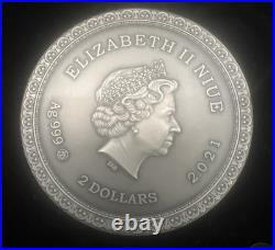 PALMYRA Lost World Cities 2 oz Silver Coin $2 Niue 2021. Collectible silver coin
