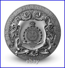 PHOENIX 1 Oz Silver Coin 2$ Niue 2023 PHOENIX 1 Oz Silver Coin 2$ Niue 2023