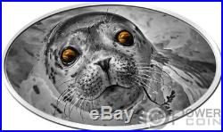 PINNIPED Seal Animal Skin 1 Oz Silver Coin 2$ Niue 2018