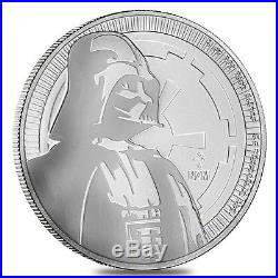 PRESALE Lot of 100 2017 1 oz Niue Silver $2 Star Wars Darth Vader BU 4 Tube