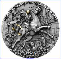 PRE-ORDER Niue 2020 BLACK HORSE Four Horsemen Of The Apocalypse 2oz Silver Coin