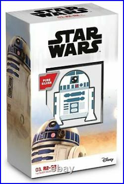 R2-D2 CHIBI COIN COLLECTION STAR WARS SERIES 2020 1 oz Silver Proof Coin NIUE