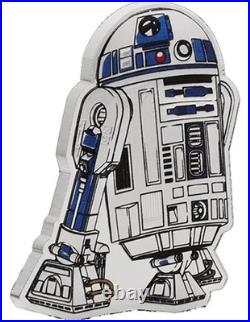 R2-D2 Star Wars Droids Shaped 1 Oz Silver Coin 2$ Niue 2025 R2-D2 Star Wars Droids Shaped 1 Oz Silver Coin 2$ Niue 2025