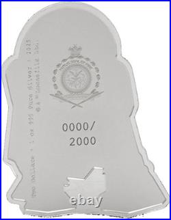 R2-D2 Star Wars Droids Shaped 1 Oz Silver Coin 2$ Niue 2025 R2-D2 Star Wars Droids Shaped 1 Oz Silver Coin 2$ Niue 2025