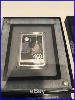 RARE 2017 STAR WARS 40th ANNIVERSARY Poster Coin 1 oz Silver SOLD OUT