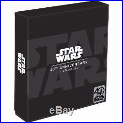 RARE 2017 STAR WARS 40th ANNIVERSARY Poster Coin 1 oz Silver SOLD OUT 4 Avail