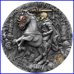 RED HORSE Four Horsemen Of The Apocalypse 2 Oz Silver Coin 5$ Niue 2019 PRESALE