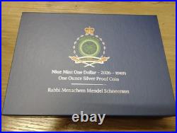 Rebbe Silver Coin 2026 Spreading The Light Niue Mint 1 Dollar 1 OZ Silver Rebbe Silver Coin 2026 Spreading The Light Niue Mint 1 Dollar 1 OZ Silver