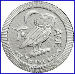 Roll of 20 2018 Niue 1 oz Silver Athenian Owl $2 Coins GEM BU SKU52483