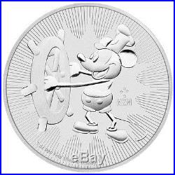 Roll of 25 2017 Niue 1 oz. Silver Mickey Mouse Steamboat Willie $2 SKU45487