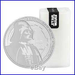 Roll of 25 2017 Niue 1 oz. Silver Star Wars Darth Vader $2 BU Coin SKU47490