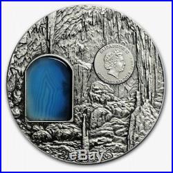 SECRETS OF LICHTENSTEIN Crystal Art Castle Schloss 2 Oz Silver Coin 2$ Niue 2012
