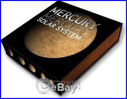 SOLAR SYSTEM MERCURY NWA 8409 Meteorite Silver Coin 1$ Niue 2016