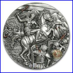 SPARTACUS Slave Revolt Great Commanders 2 Oz Silver Coin 5$ NIUE