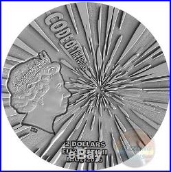 SPEED OF LIGHT Code Of The Future 2 Oz Silver Coin 2$ Niue 2016