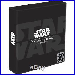 STAR WARS 40TH ANNIVERSARY POSTER 2017 1 oz Pure Silver Coin NZ MINT