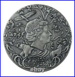 STRIBOG Slavic Gods 2 Oz Silver Coin 2$ Niue 2020