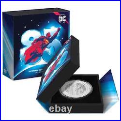 SUPERMAN 85TH ANNIVERSARY 2023 3 oz Pure Silver Proof Coin Niue NZ Mint