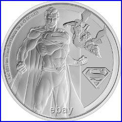 SUPERMAN CLASSIC D. C. COMICS 1 Oz Silver Proof Coin Niue $2 Mintage just 5,000