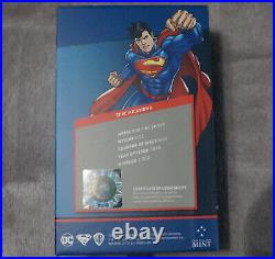 SUPERMAN DC COMICS CHIBI 1oz Silver Coin 2020 Niue PF70 UC with Box & COA # 0548