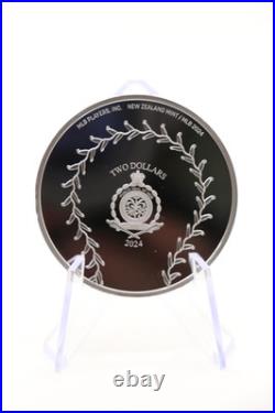 Salvador Perez MLB Mint Trading Coin Niue NZ Mint 02/60 2024 1oz Silver. 999