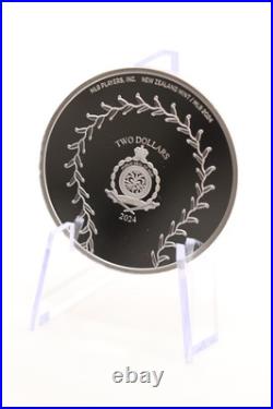 Salvador Perez MLB Mint Trading Coin Niue NZ Mint 02/60 2024 1oz Silver. 999