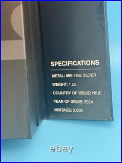 Say Wars X-34 Landspeeder 1 oz Silver Coin Niue 2024 In Capsule