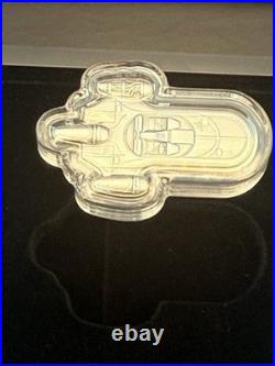 Say Wars X-34 Landspeeder 1 oz Silver Coin Niue 2024 In Capsule