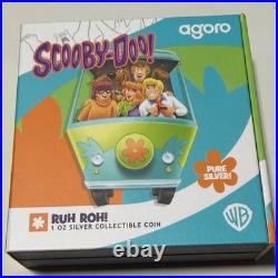 Scooby-Doo Ruh Roh 1 oz. 999 Silver Coin 2024 Niue $2 Agoro Limited Mintage 1000