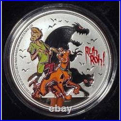 Scooby-Doo Ruh Roh 1 oz. 999 Silver Coin 2024 Niue $2 Agoro Limited Mintage 1000