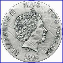 Silbermünze 2020 Niue 2$ ANASTASIYA Dark Beauties 50g Silver Coin 999 Le Grand