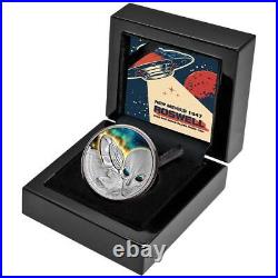 Silver Coin Roswell Incident 2022-Niue 1 Oz Silver proof in Color