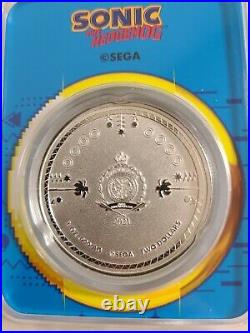Sonic the Hedgehog SEGA 1 oz. 999 Fine Silver Coin Set LIMITED (5 oz. Total)
